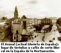 El Arenal (actual Glorieta de España).