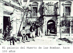El Palacio del Huerto de las Bombas, hace 100 años