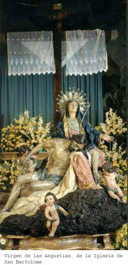 Virgen de las Angustias, de la Iglesia de San Bartolomé